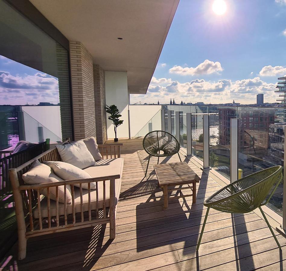 Central Park Tower Sea View Residence With Pool And Gym Oostende Dış mekan fotoğraf