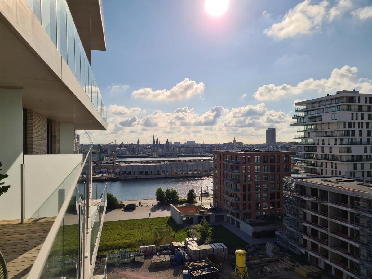 Central Park Tower Sea View Residence With Pool And Gym Oostende Dış mekan fotoğraf