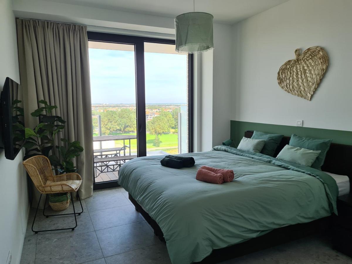 Central Park Tower Sea View Residence With Pool And Gym Oostende Dış mekan fotoğraf